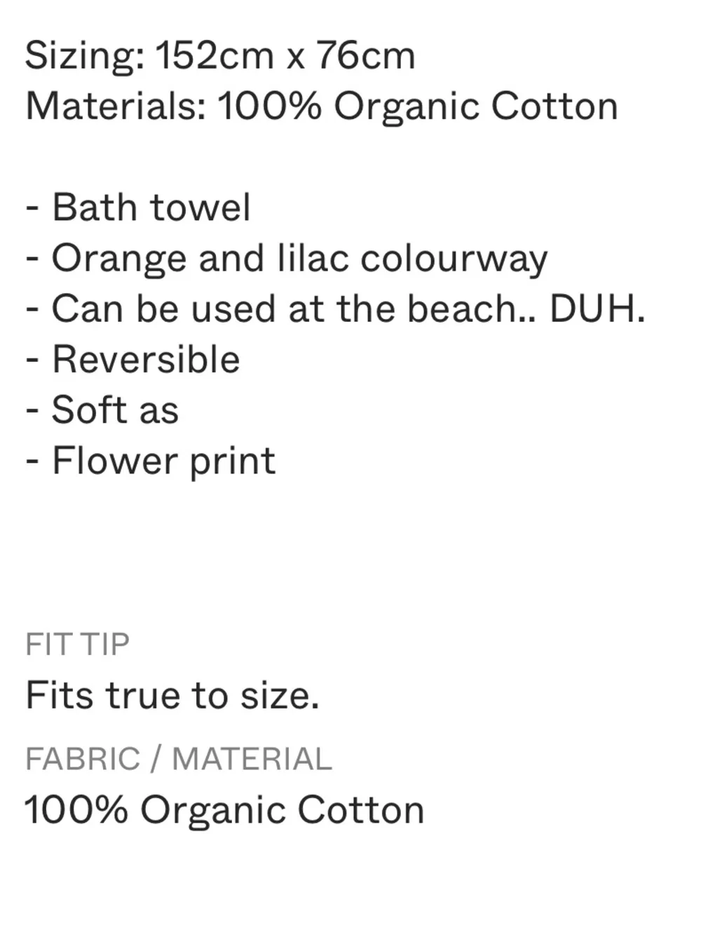 BAGGU Poppy Daisy Bath Towel